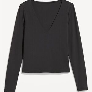 Old Navy Modern Deep V Double Layer Shirt